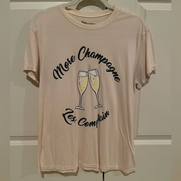 GUC Show Me Your Mumu “More Champagne Less Complain” Graphic Tshirt🍾 - Picture 2 of 7